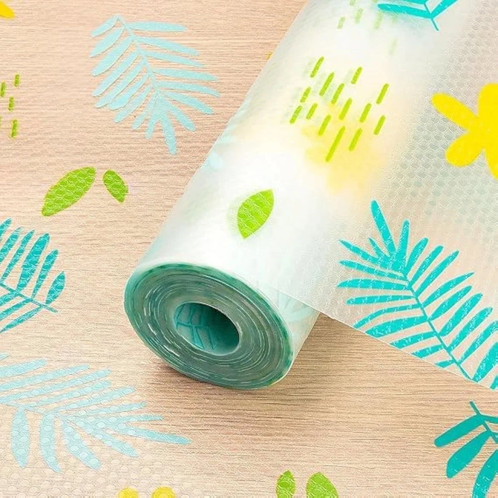 Non-Slip Plastic Shelf Liner Roll,(Random Design)