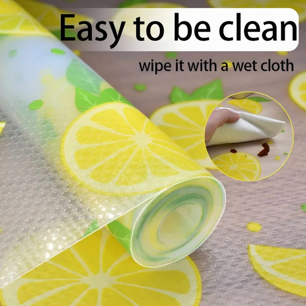 Non-Slip Plastic Shelf Liner Roll,(Random Design)