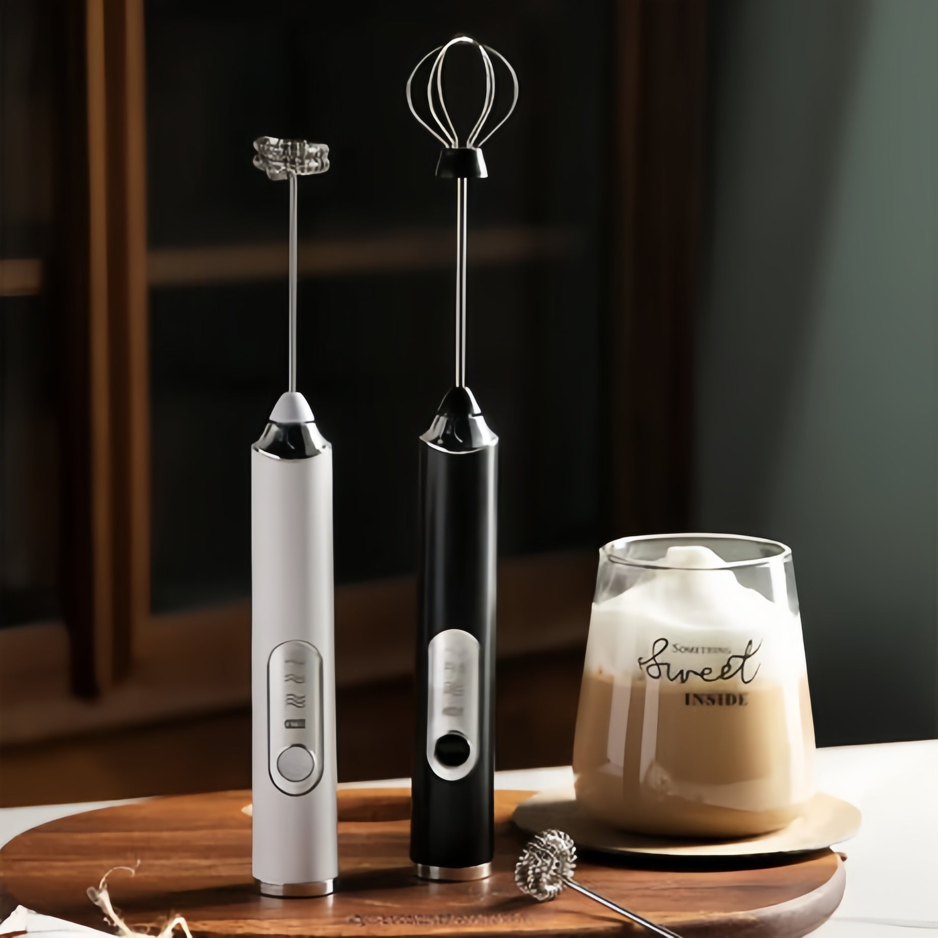 FrothPro Elite – 3 Speed Rechargeable Portable Electric Milk Frother