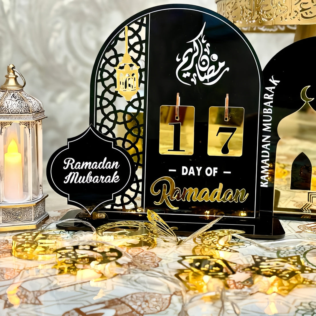 Ramadan 30 Day Countdown Wooden Calendar