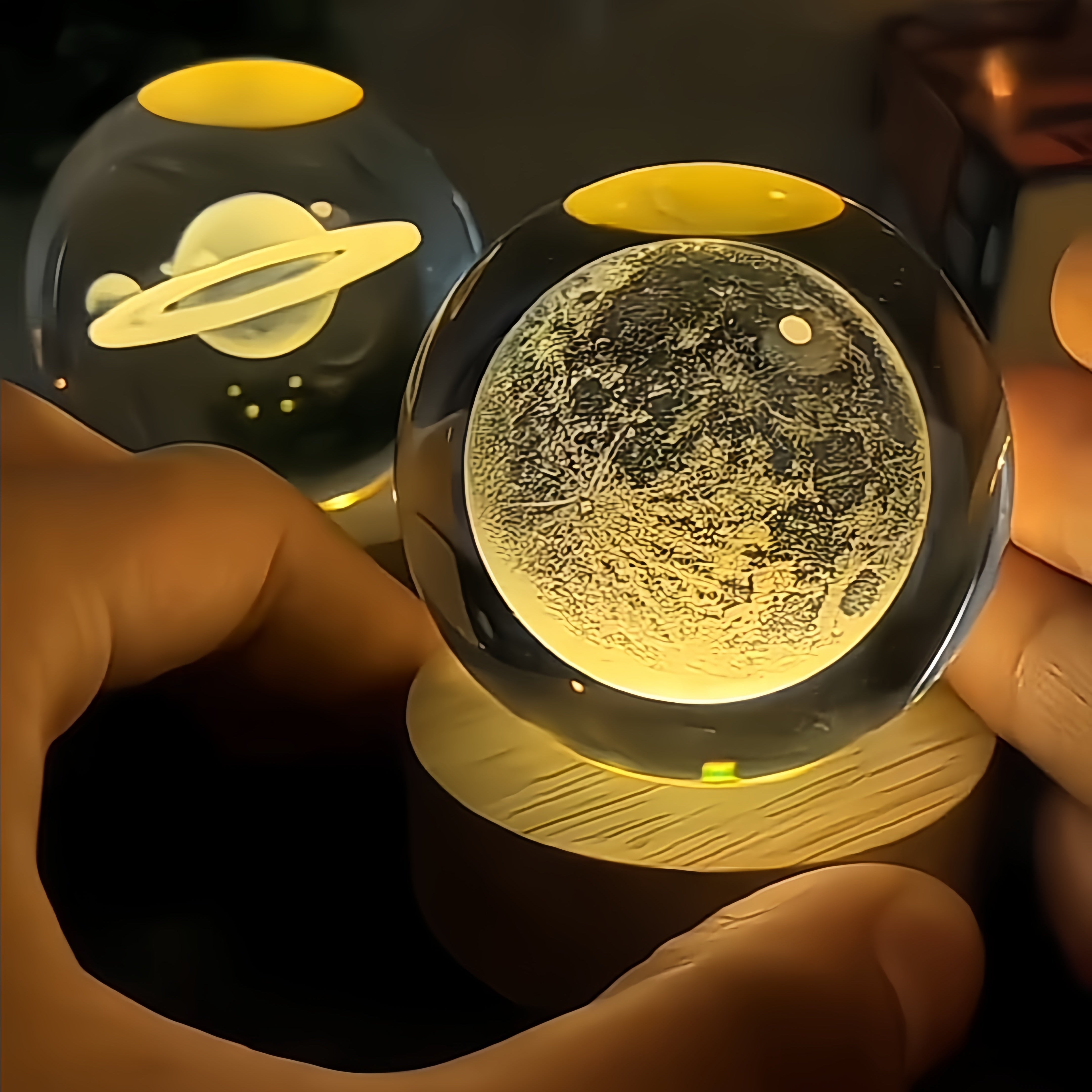 Galaxy Crystal Night Lamps